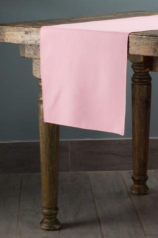 Classic Solid Pink table runner